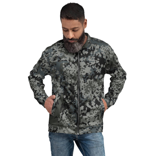 German Flecktarn Urban CAMO Unisex Bomber Jacket - XS - Jackets