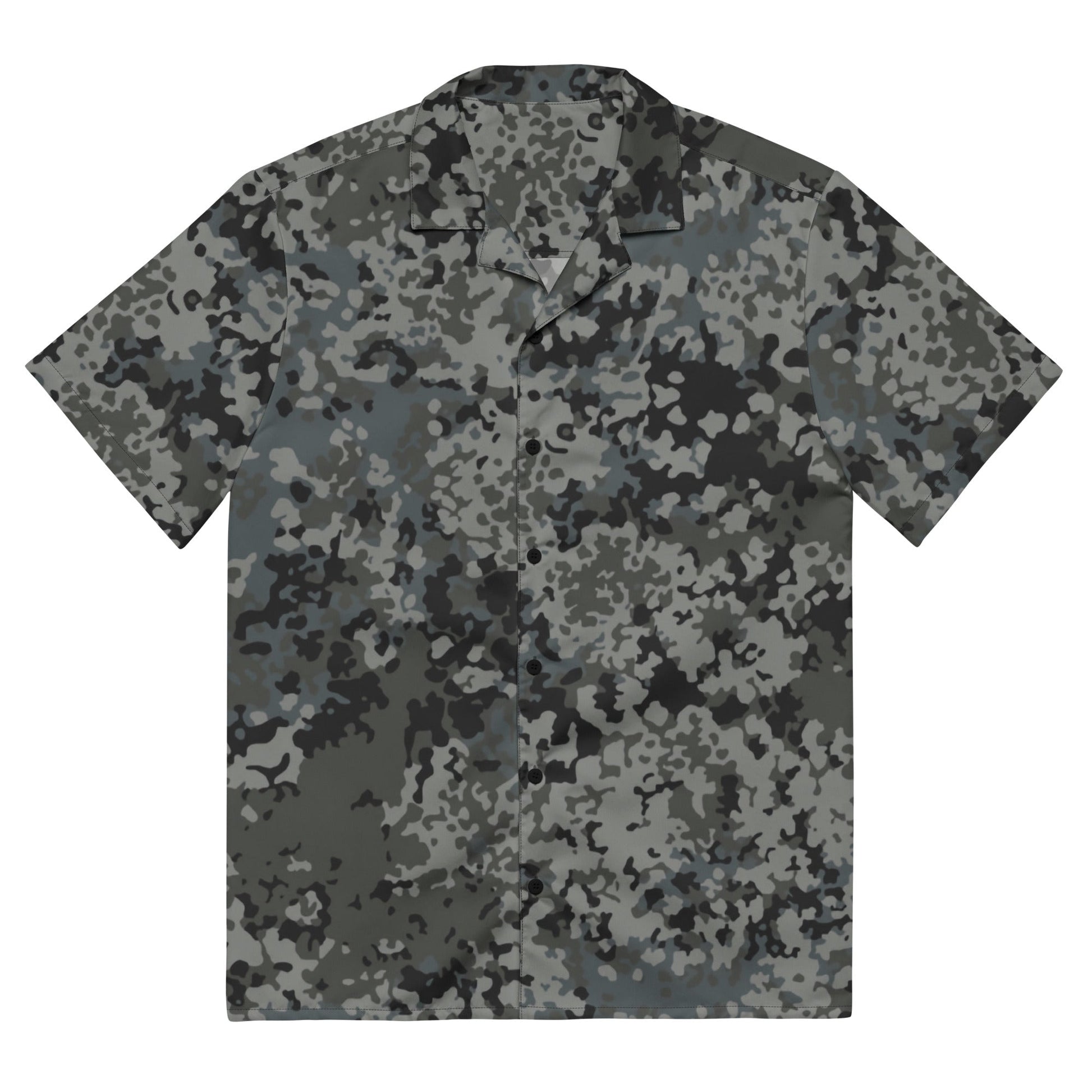 German Flecktarn Urban CAMO Unisex button shirt - 2XS - Button Shirts