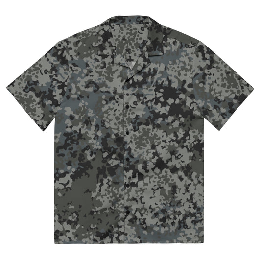 German Flecktarn Urban CAMO Unisex button shirt - 2XS - Button Shirts