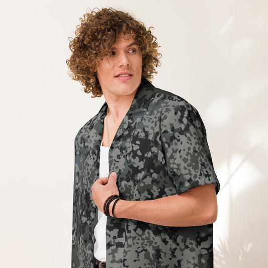 German Flecktarn Urban CAMO Unisex button shirt - Button Shirts