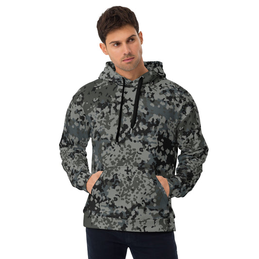 German Flecktarn Urban CAMO Unisex Hoodie - 2XS - Hoodies