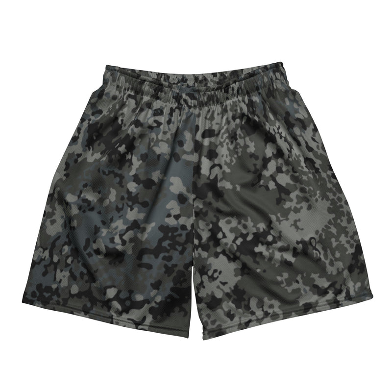 Flecktarn Bundeswehr Urban CAMO Unisex Mesh Shorts - 2XS