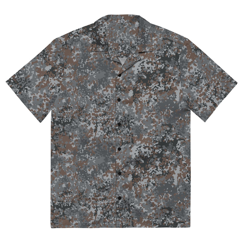 Flecktarn Bundeswehr Urban CAMO Unisex Short-Sleeve Button Shirt
