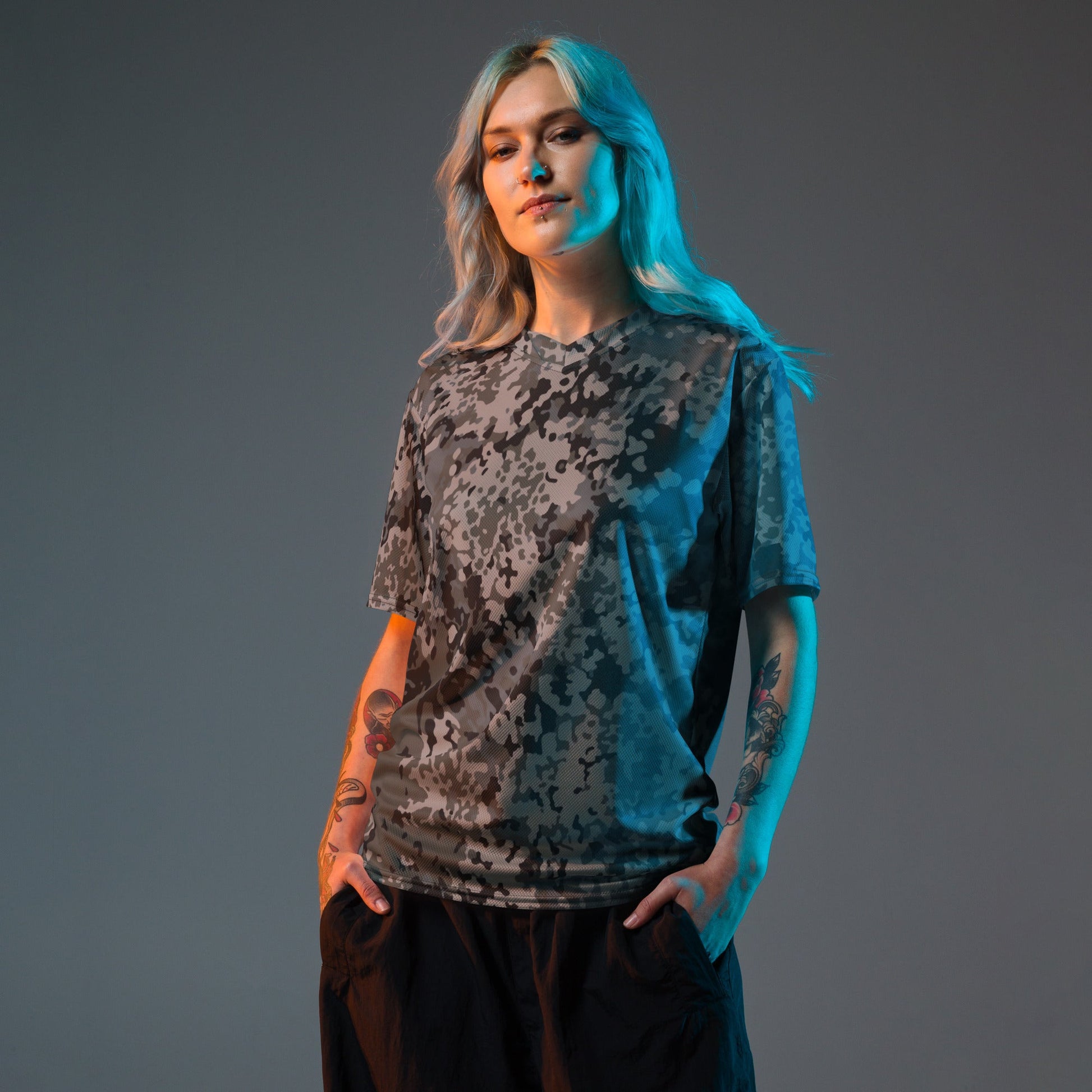 German Flecktarn Urban CAMO unisex sports jersey - Sports Jerseys