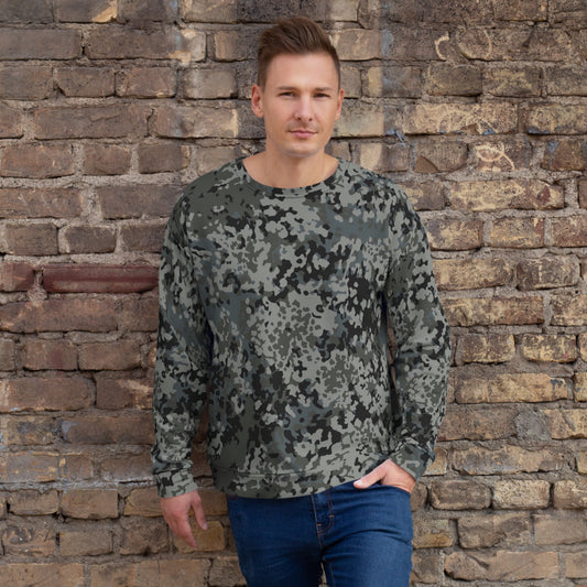 German Flecktarn Urban CAMO Unisex Sweatshirt - 2XS - Sweatshirts