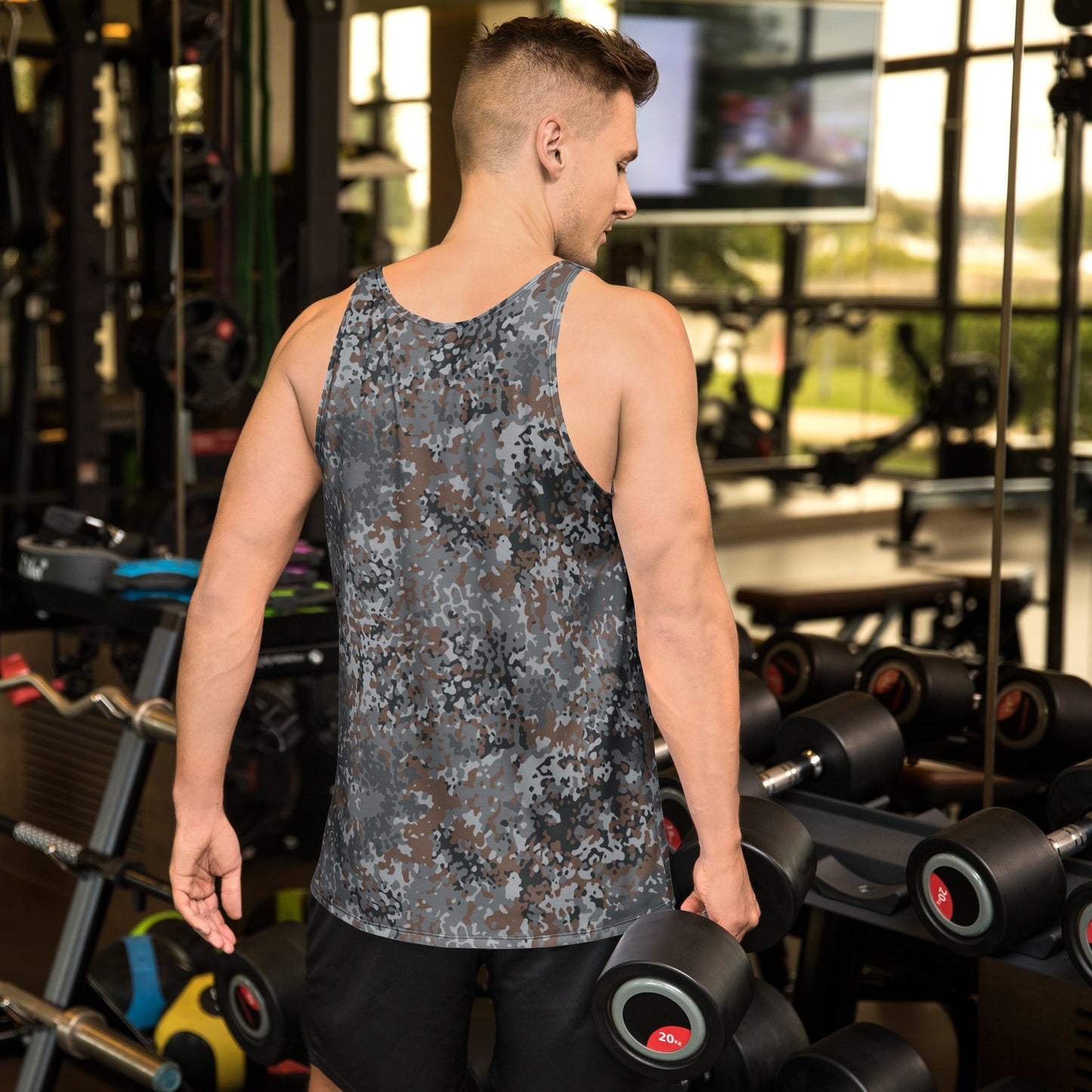 German Flecktarn Urban CAMO Unisex Tank Top
