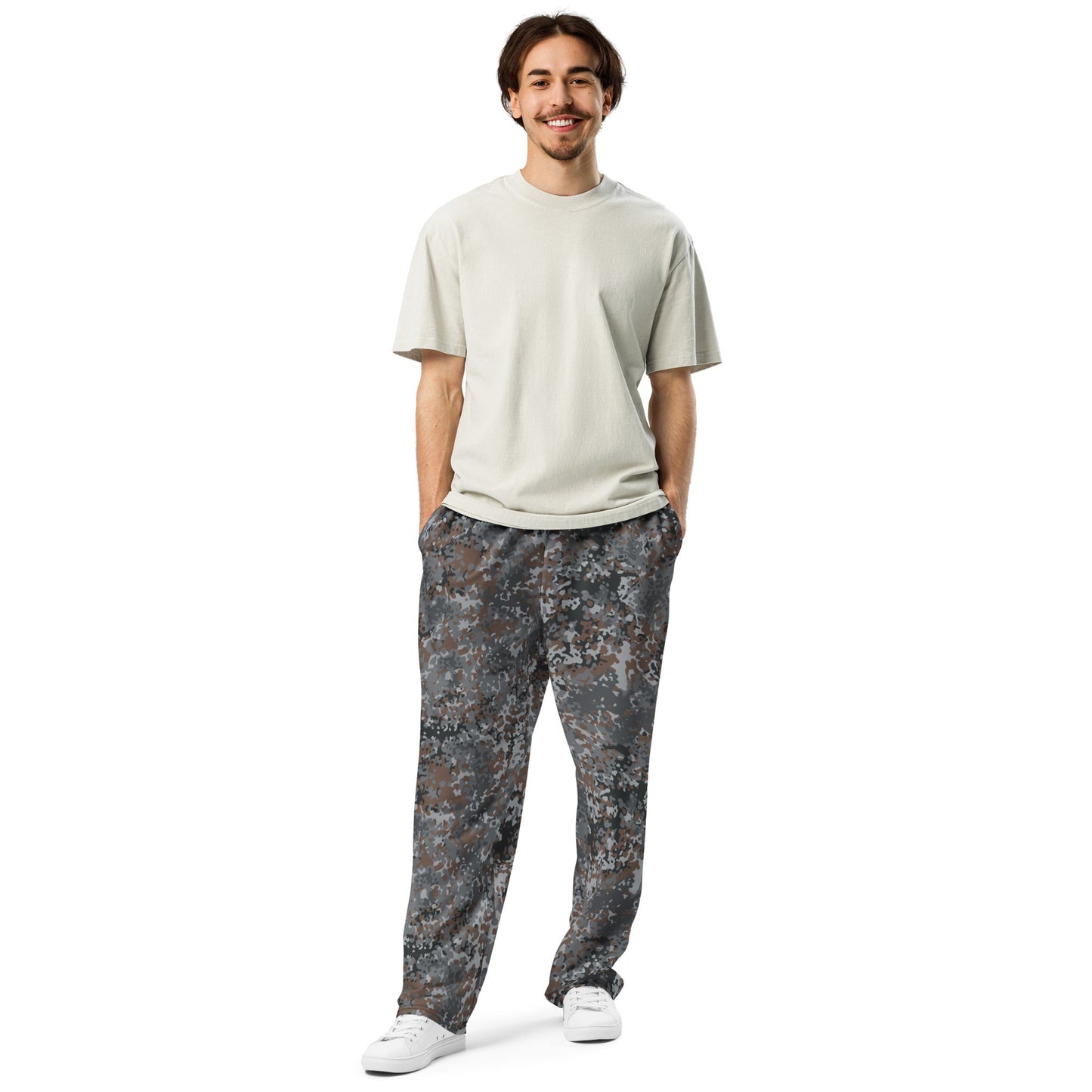 German Flecktarn Urban CAMO Unisex Wide-Leg Joggers