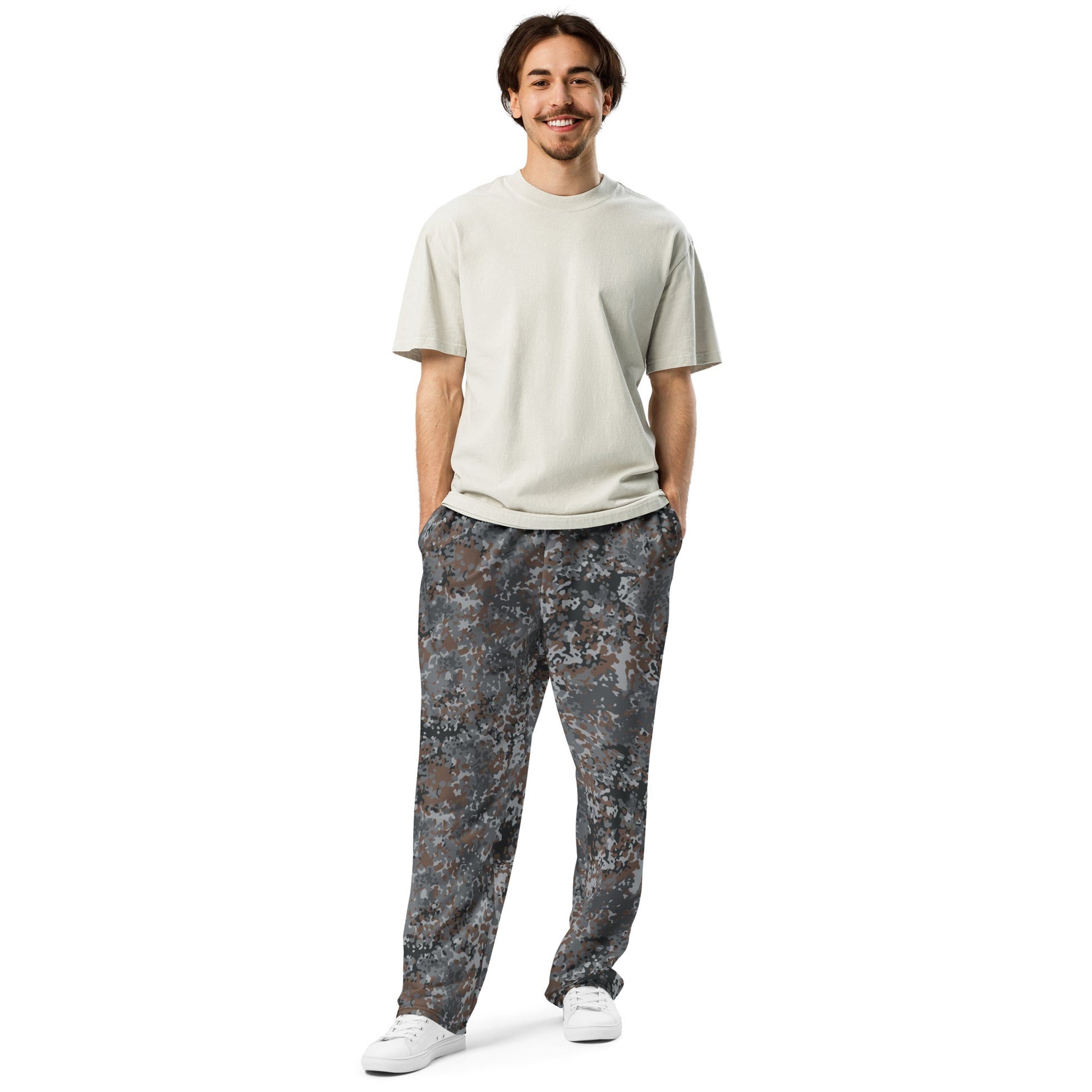 German Flecktarn Urban CAMO Unisex Wide-Leg Joggers