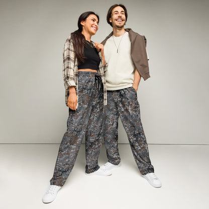 German Flecktarn Urban CAMO Unisex Wide-Leg Joggers - 2XS