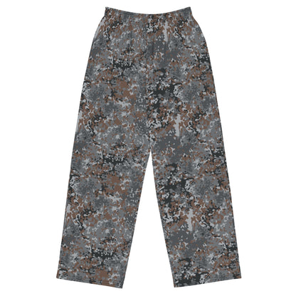 German Flecktarn Urban CAMO Unisex Wide-Leg Leisure Pants - 2XS