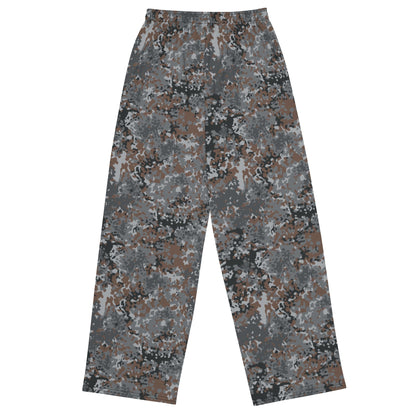 German Flecktarn Urban CAMO Unisex Wide-Leg Leisure Pants