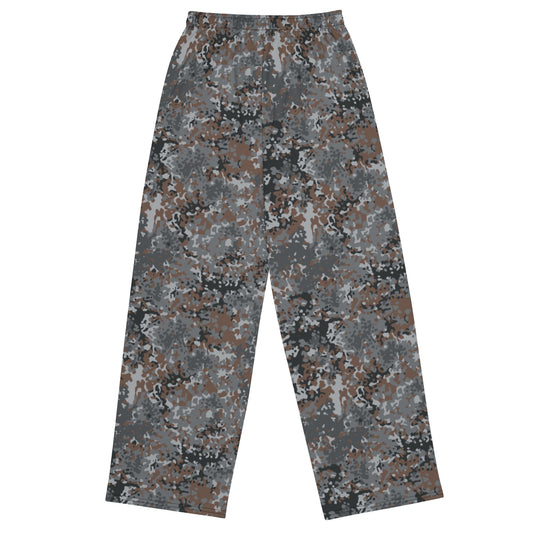 German Flecktarn Urban CAMO Unisex Wide-Leg Leisure Pants
