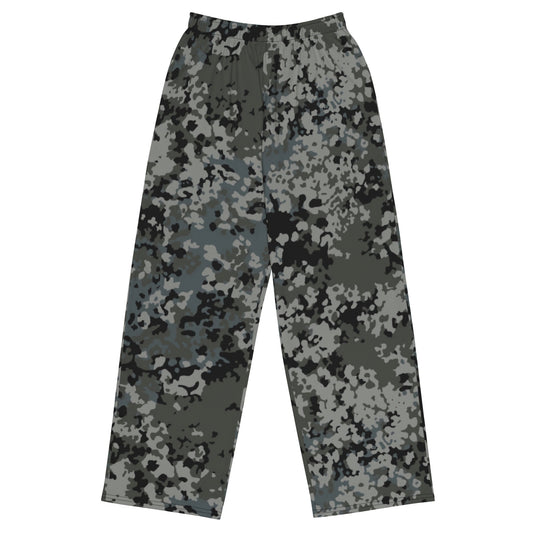German Flecktarn Urban CAMO unisex wide-leg pants - 2XS - Wide-leg Pants