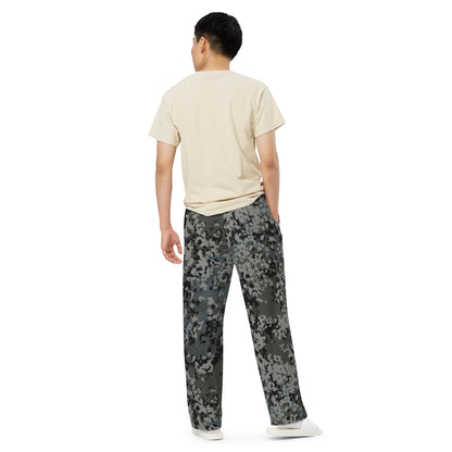 German Flecktarn Urban CAMO unisex wide-leg pants - Wide-leg Pants