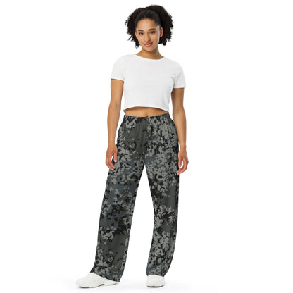German Flecktarn Urban CAMO unisex wide-leg pants - Wide-leg Pants
