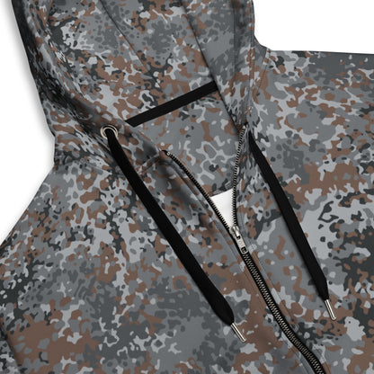 German Flecktarn Urban CAMO Unisex Zip Hoodie