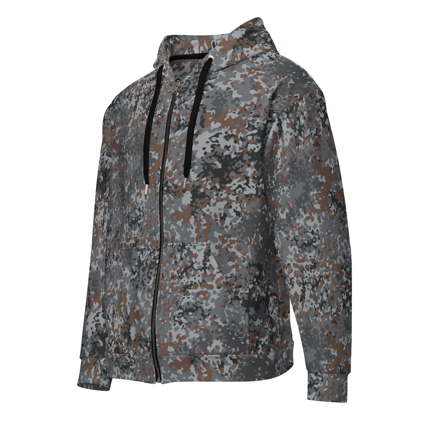 German Flecktarn Urban CAMO Unisex Zip Hoodie