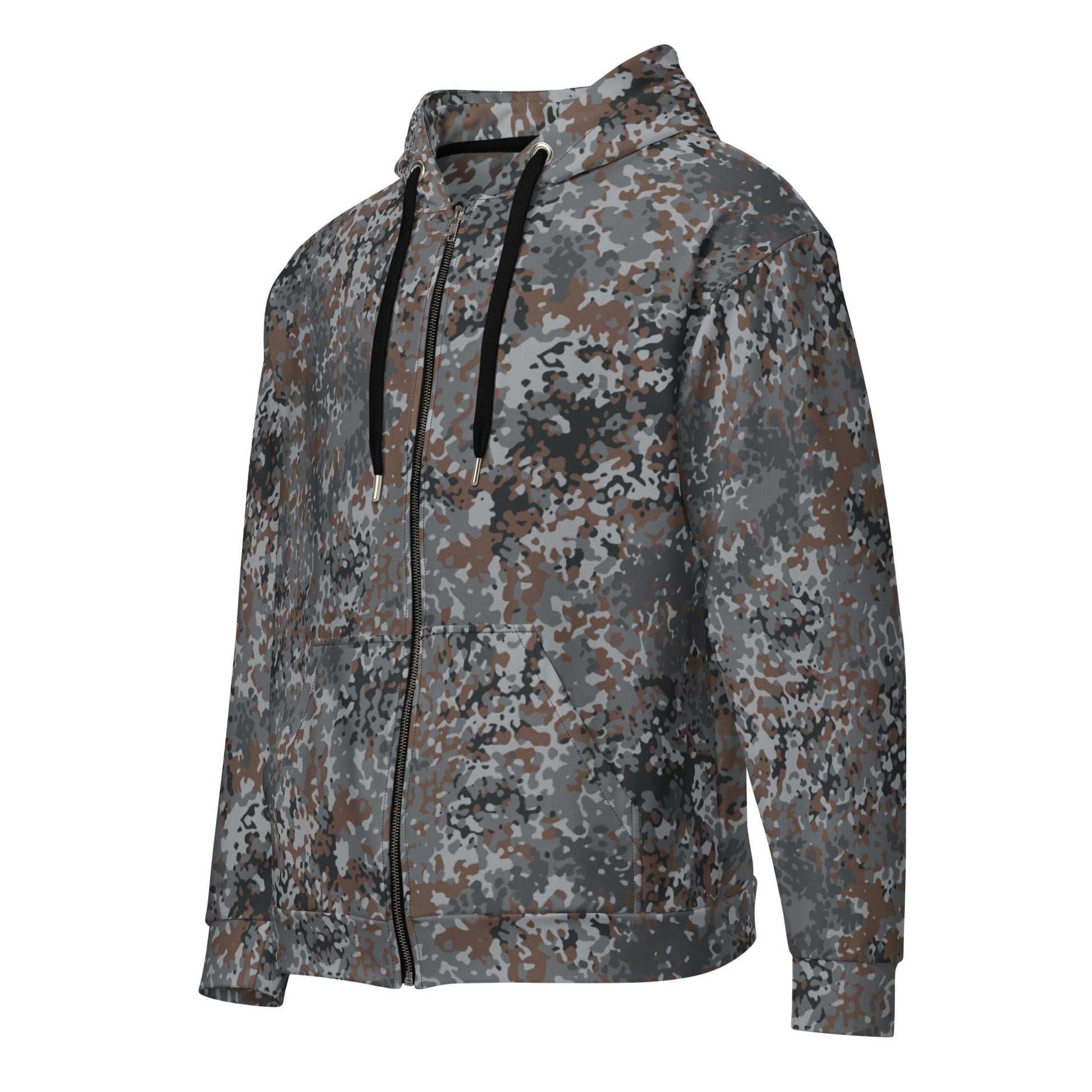 German Flecktarn Urban CAMO Unisex Zip Hoodie