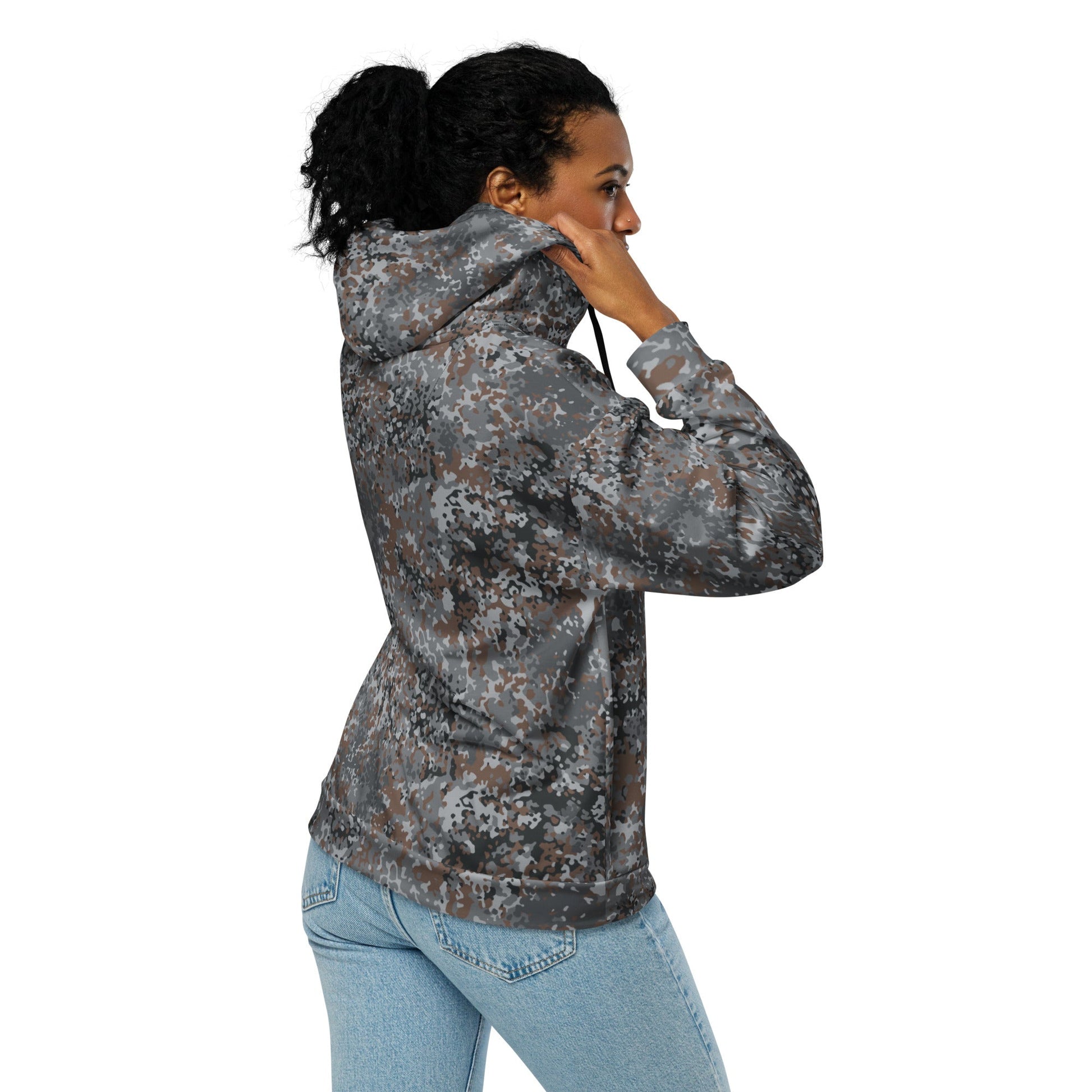 German Flecktarn Urban CAMO Unisex Zip Hoodie