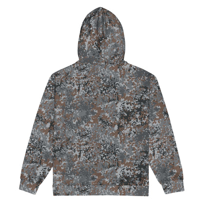 German Flecktarn Urban CAMO Unisex Zip Hoodie