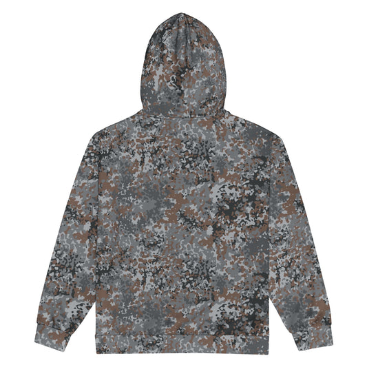 German Flecktarn Urban CAMO Unisex Zip Hoodie