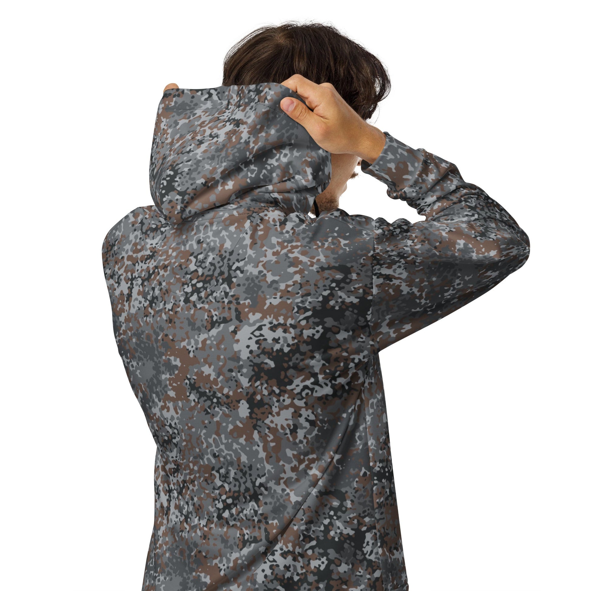 German Flecktarn Urban CAMO Unisex Zip Hoodie