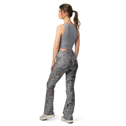 German Flecktarn Urban CAMO Womens Flare Leggings