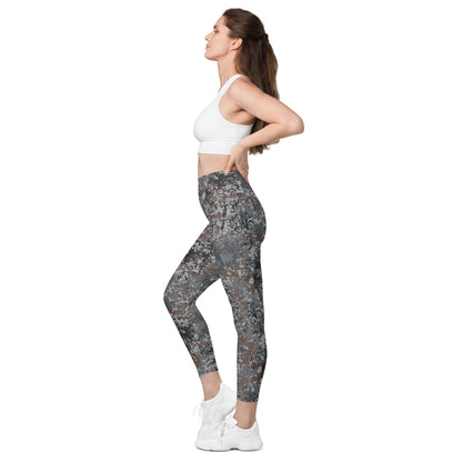 German Flecktarn Urban CAMO Womens Leggings with Pockets