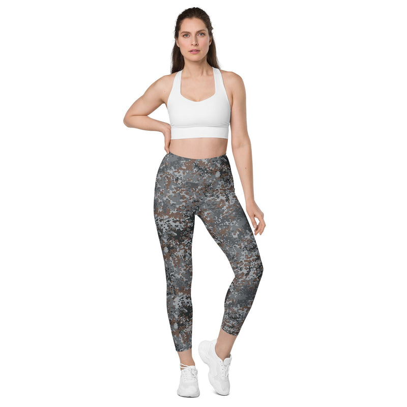 Flecktarn Bundeswehr Urban CAMO Womens Leggings with Pockets - Women