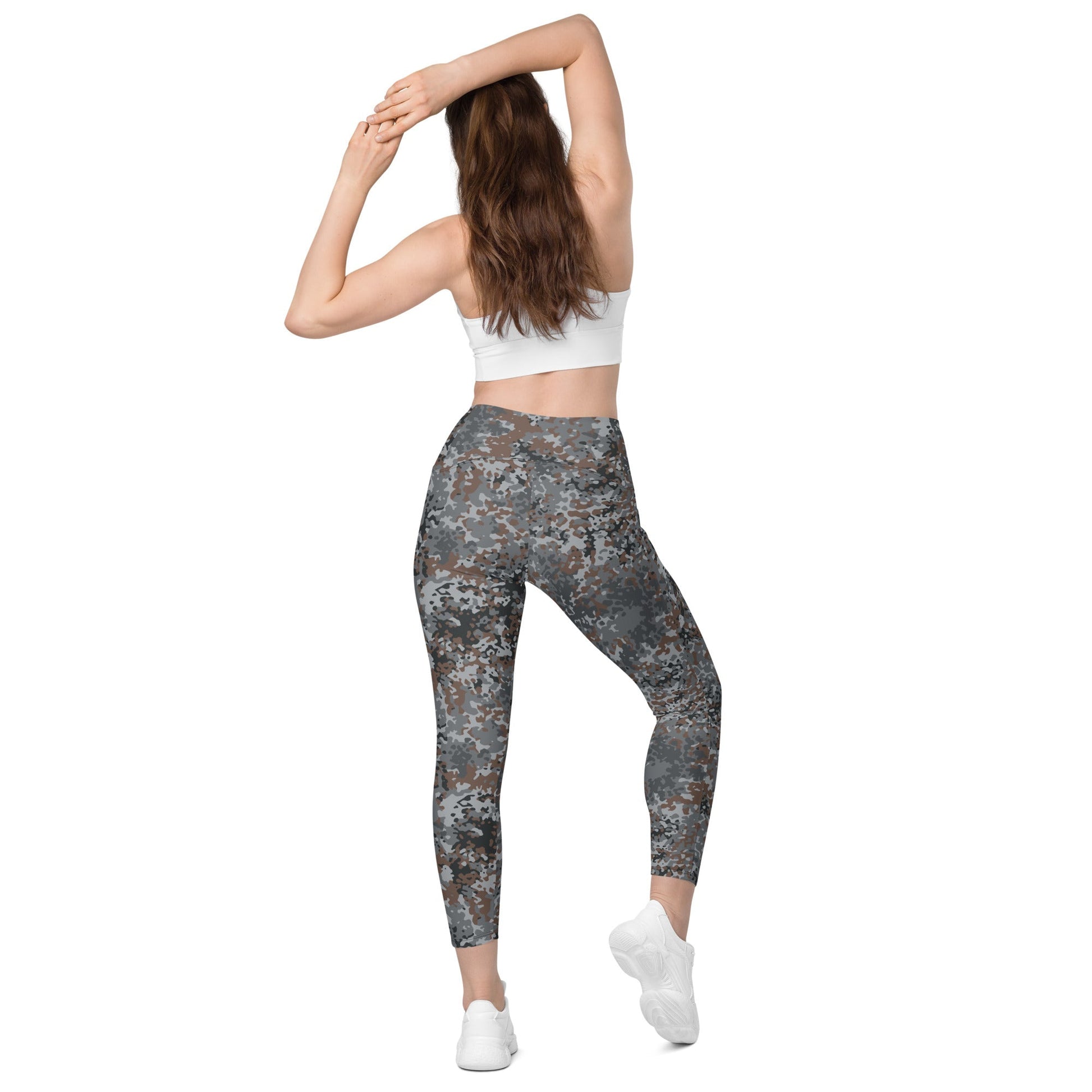 German Flecktarn Urban CAMO Womens Leggings with Pockets