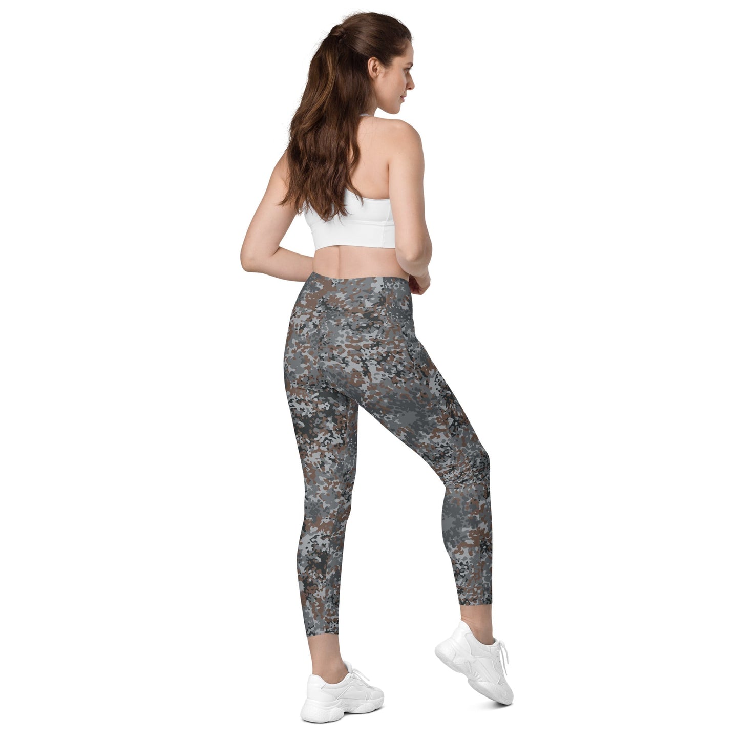 German Flecktarn Urban CAMO Womens Leggings with Pockets