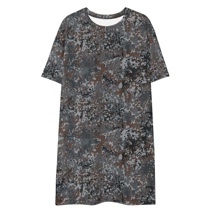 German Flecktarn Urban CAMO Womens T-Shirt Dress