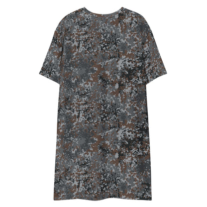 German Flecktarn Urban CAMO Womens T-Shirt Dress