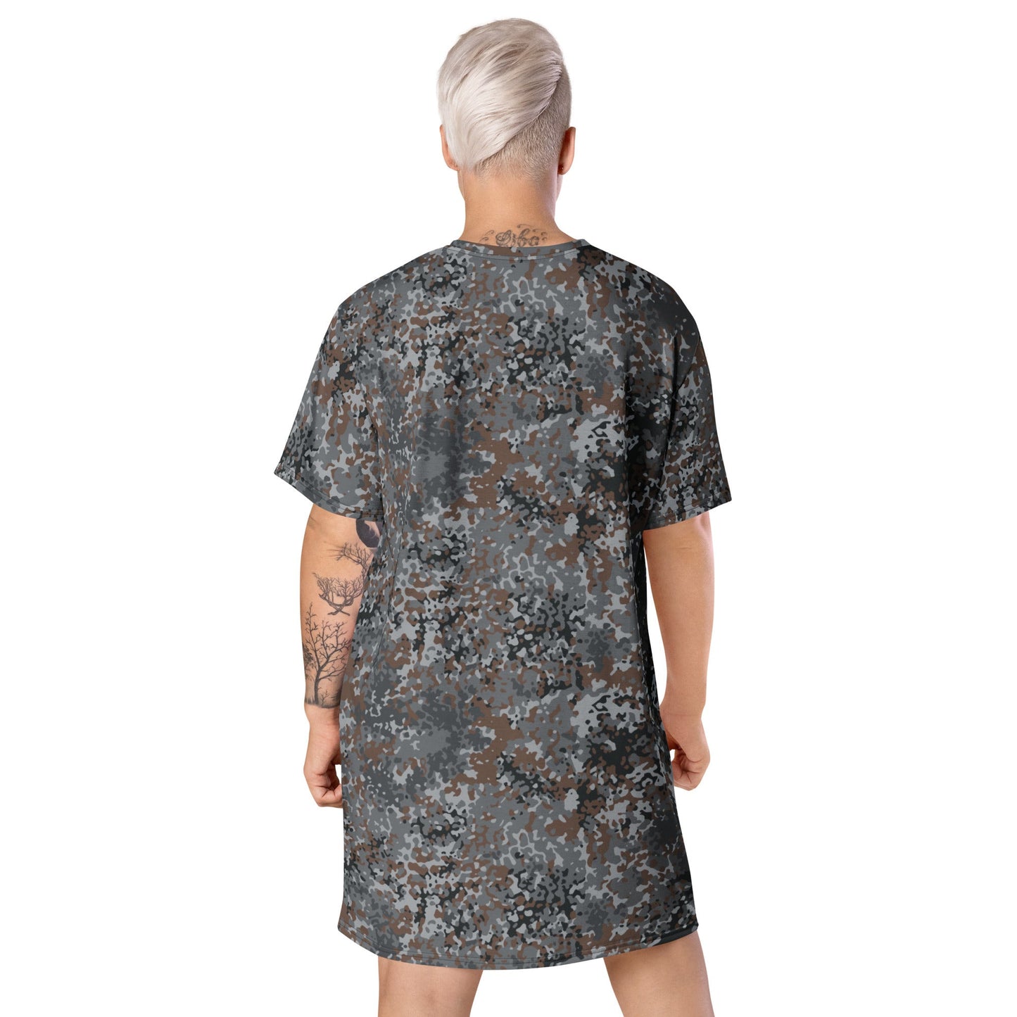 German Flecktarn Urban CAMO Womens T-Shirt Dress