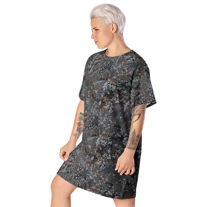 German Flecktarn Urban CAMO Womens T-Shirt Dress