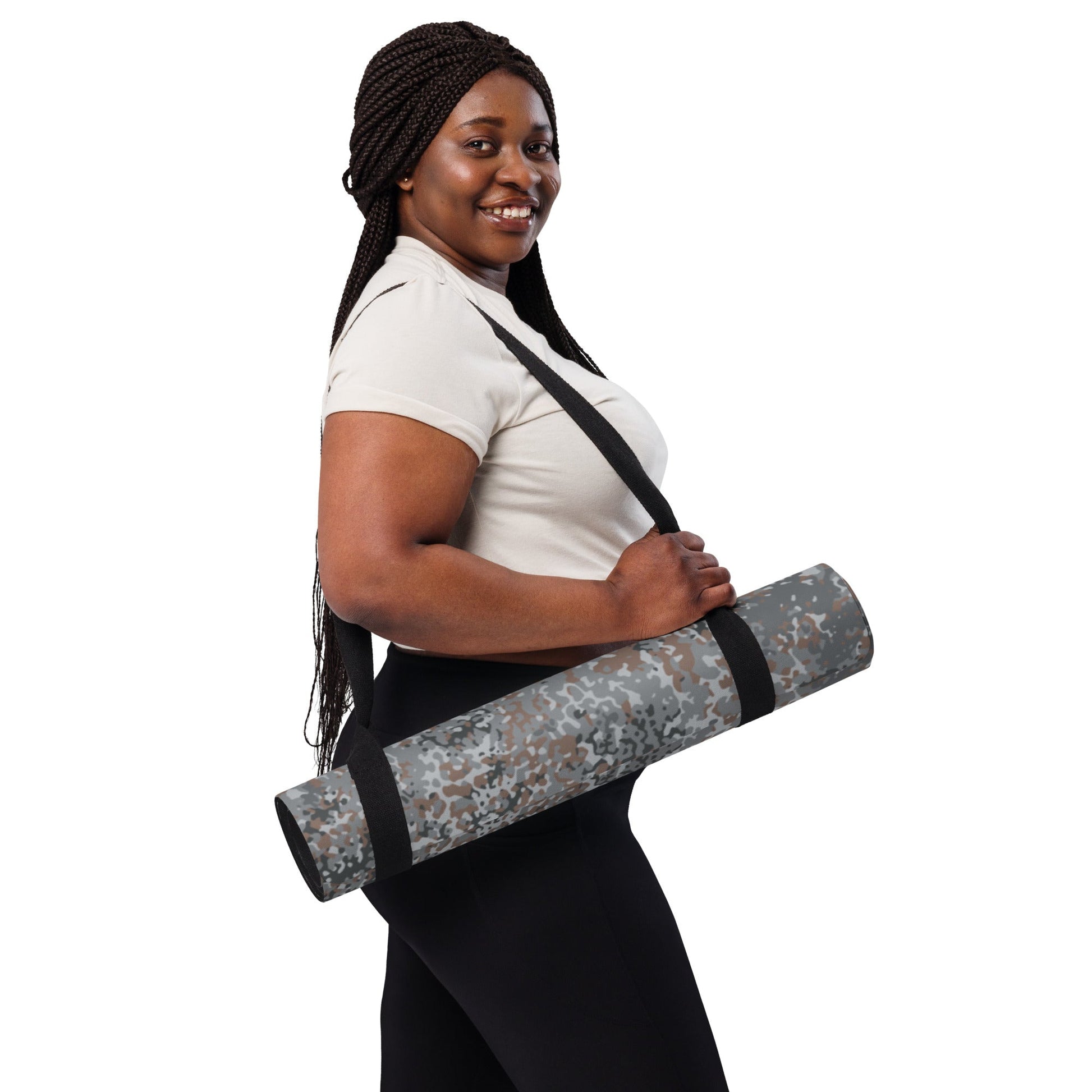 German Flecktarn Urban CAMO Yoga Mat