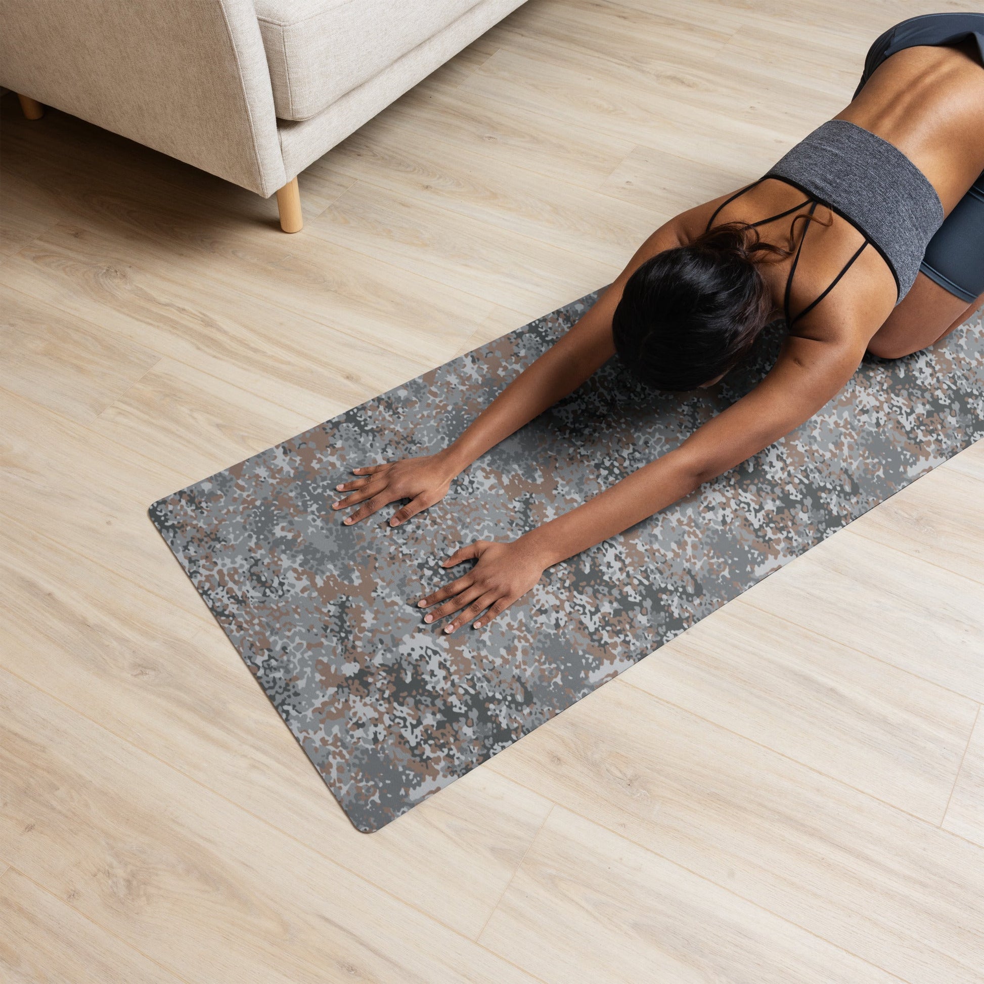 German Flecktarn Urban CAMO Yoga Mat