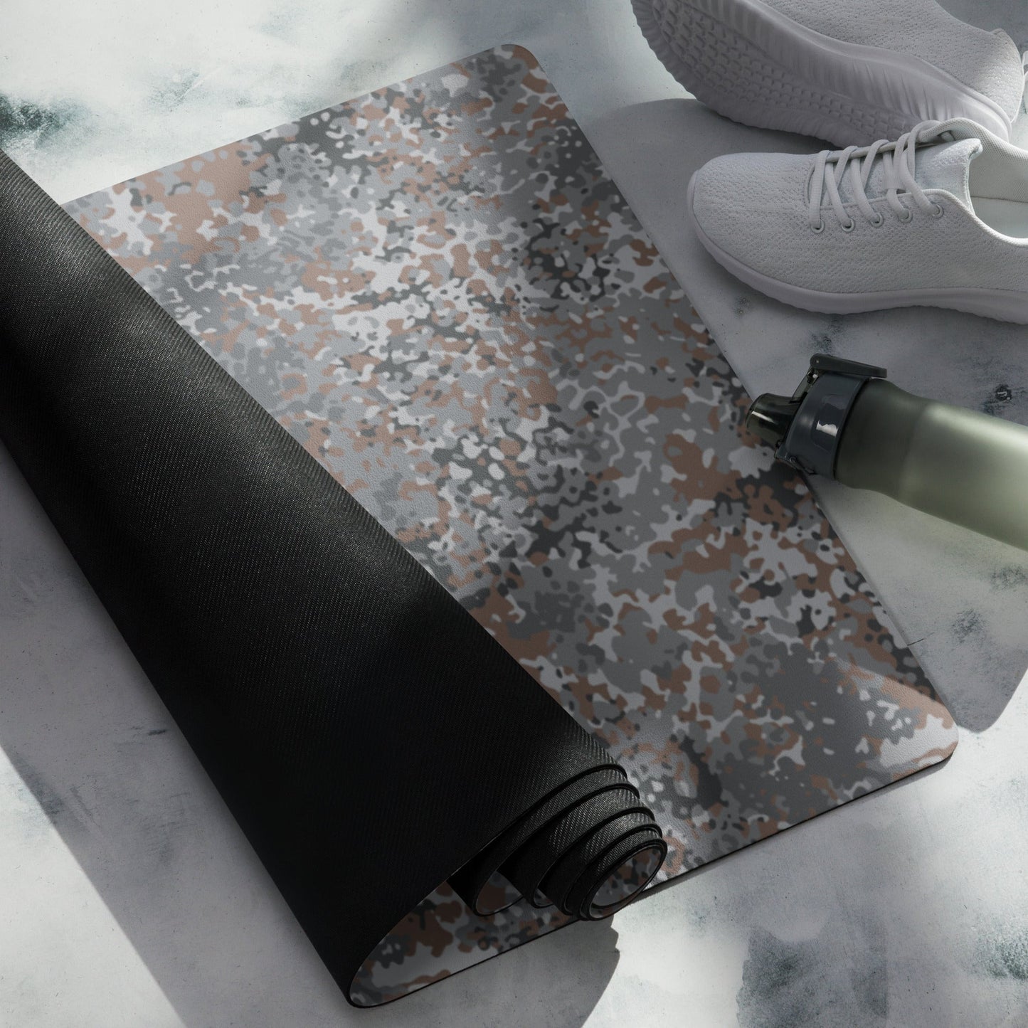 German Flecktarn Urban CAMO Yoga Mat