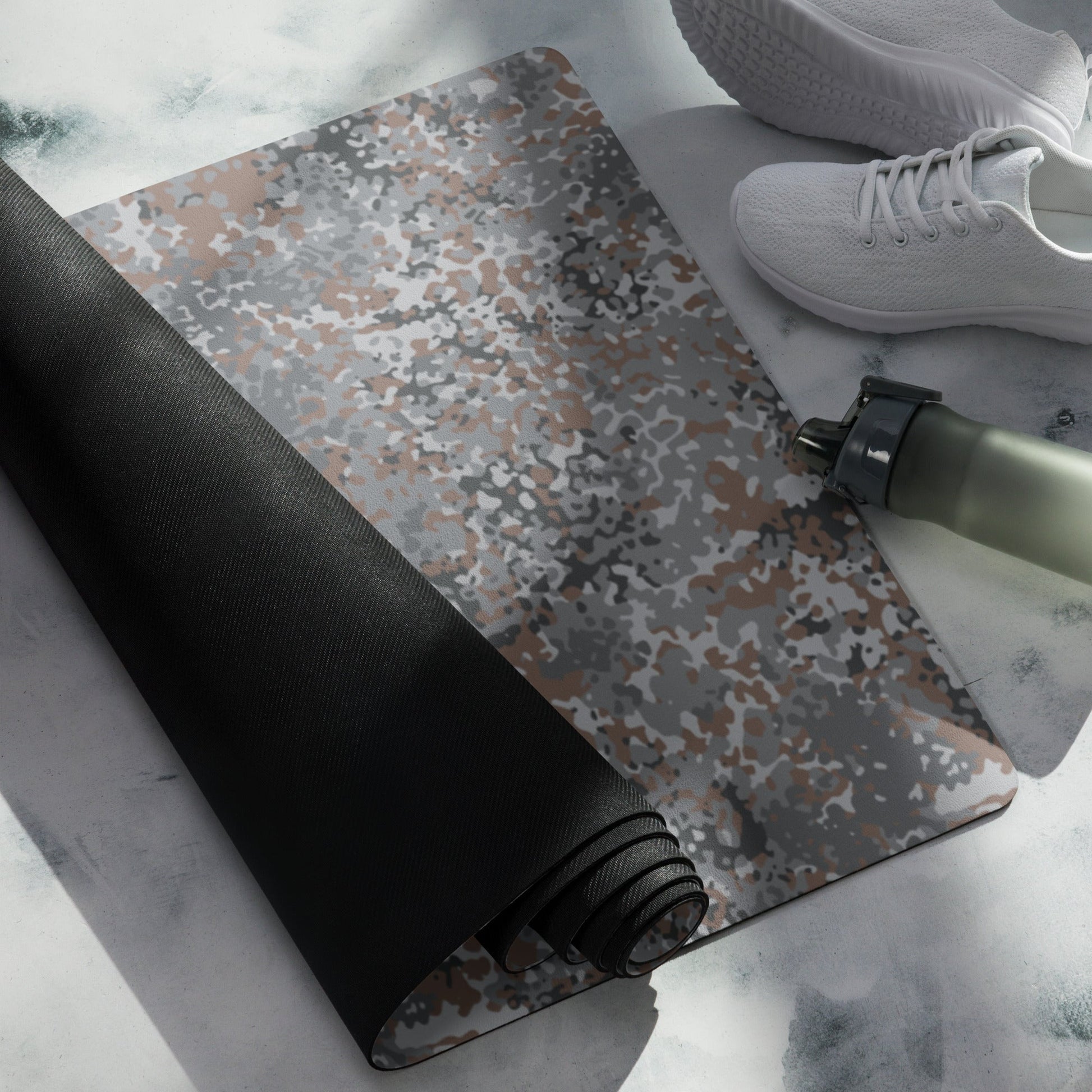 German Flecktarn Urban CAMO Yoga Mat