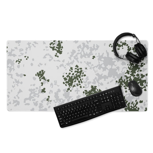 German Flecktarn Winter CAMO Gaming mouse pad - 36″×18″ - Mouse Pad