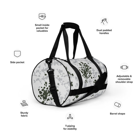 German Flecktarn Winter CAMO gym bag - Gym Bags