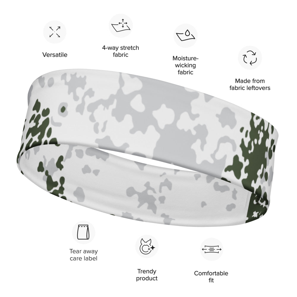 German Flecktarn Winter CAMO Headband - M