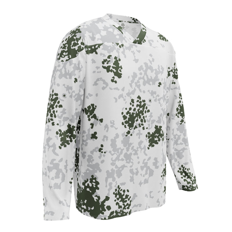 Flecktarn Bundeswehr Winter CAMO Unisex Hockey Fan Jersey