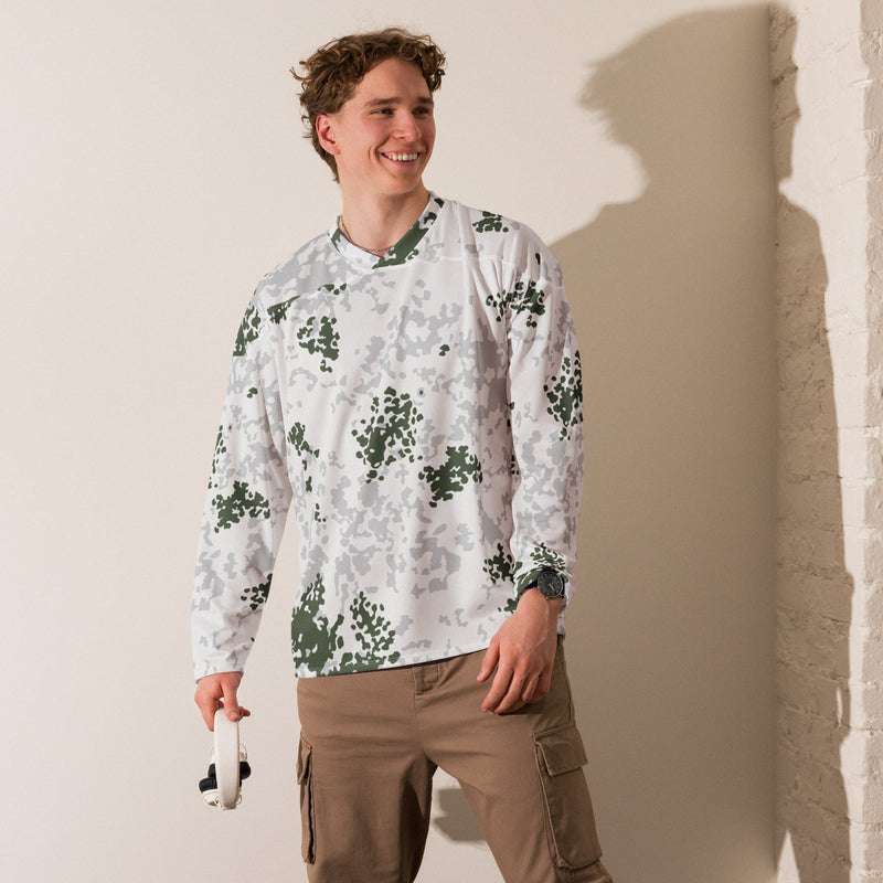 Flecktarn Bundeswehr Winter CAMO Unisex Hockey Fan Jersey