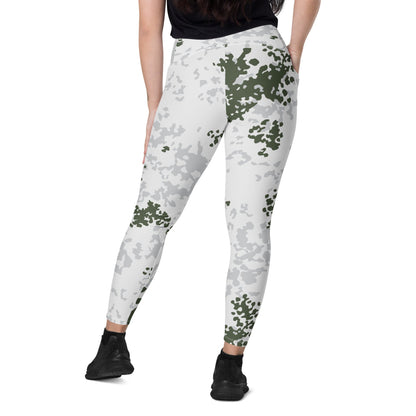 German Flecktarn Winter CAMO Leggings with pockets - Womens With Pockets