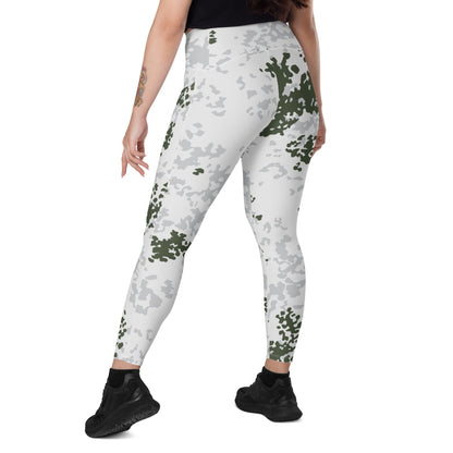 German Flecktarn Winter CAMO Leggings with pockets - Womens With Pockets