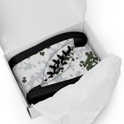 Flecktarn Bundeswehr Winter CAMO Mens High-Top Canvas Shoes