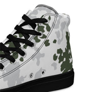 Flecktarn Bundeswehr Winter CAMO Mens High-Top Canvas Shoes