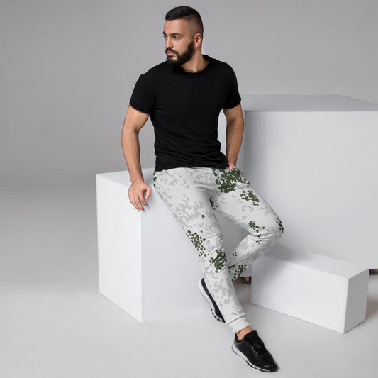 German Flecktarn Winter CAMO Men’s Joggers - XS - Mens