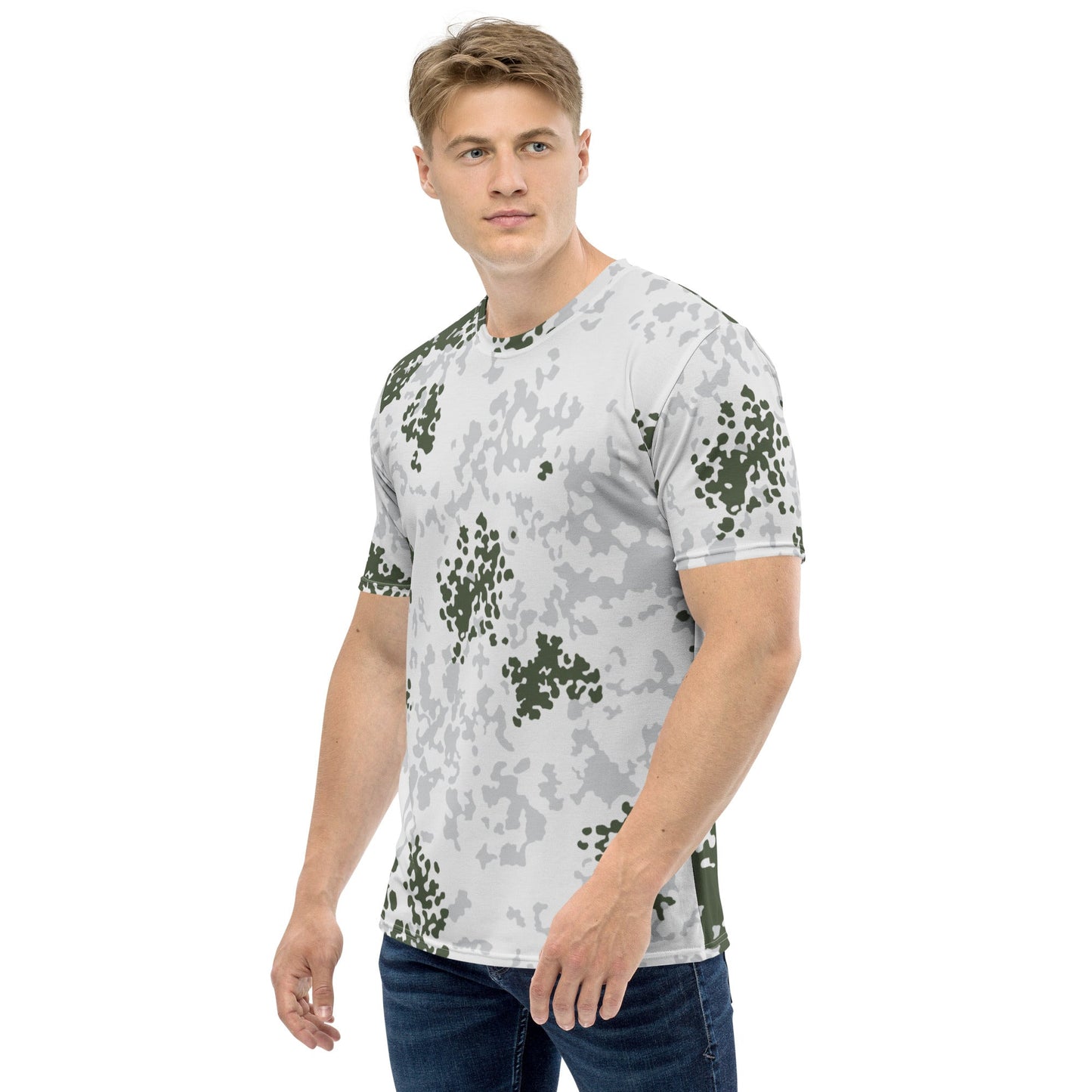 German Flecktarn Winter CAMO Mens t-shirt - T-Shirts